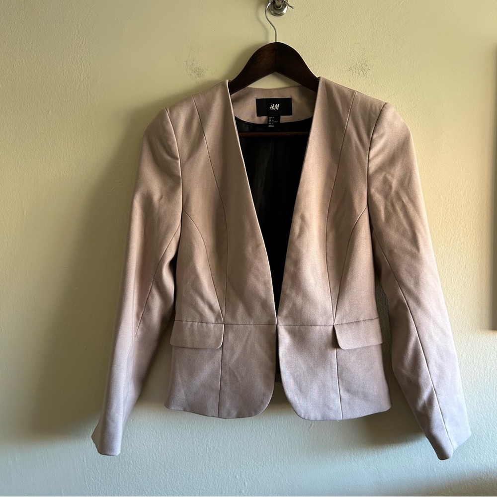 H&M Blazer fitted open front